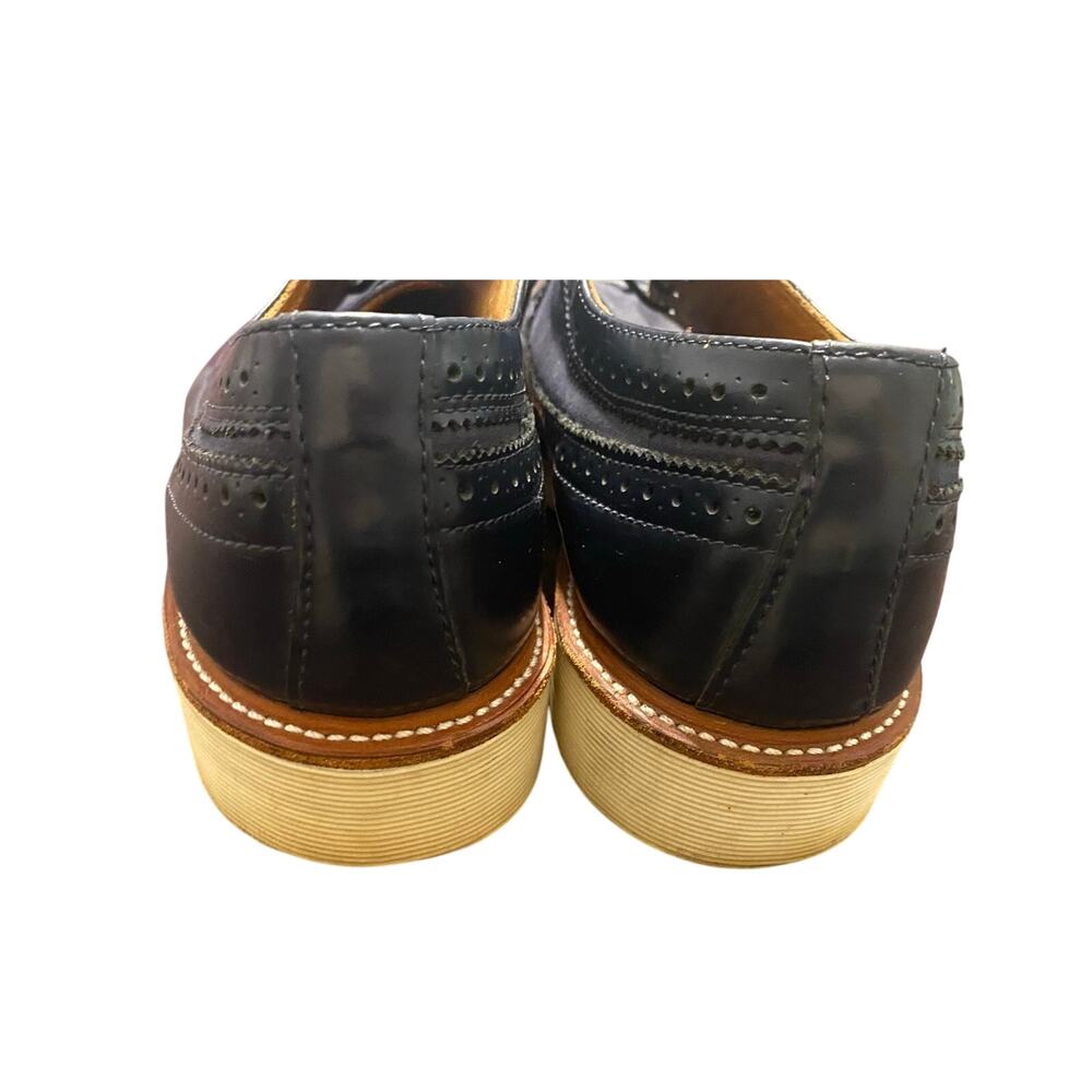 Dr. Martens Alfred Wingtip Oxford Brogue Shoes Navy Blue Men’s 11 Heritage Indie - Picture 3 of 11
